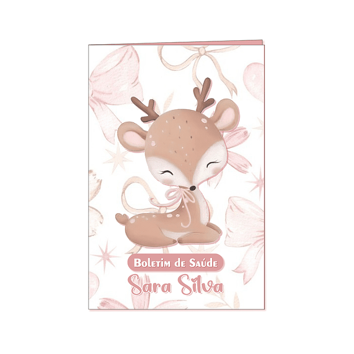 Capa de Proteção Boletim 🦌 Bambi Encantado 1