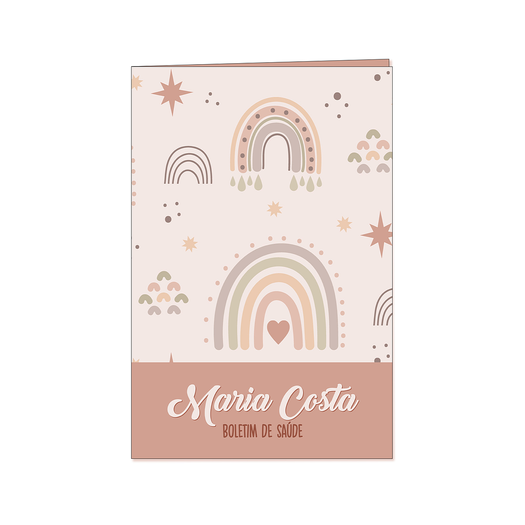 Capa de Proteção Boletim 🌈 Arco-Íris de Amor 1