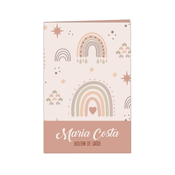 Capa de Proteção Boletim 🌈 Arco-Íris de Amor 1