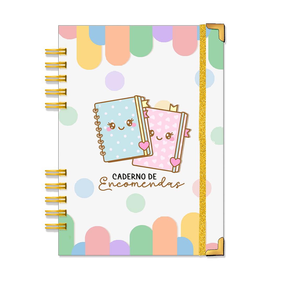 Caderno de Encomendas – Edição Colorida | Organização com Alma Criativa 1