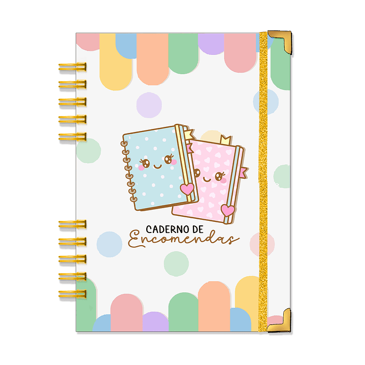 Caderno de Encomendas – Edição Colorida | Organização com Alma Criativa 1