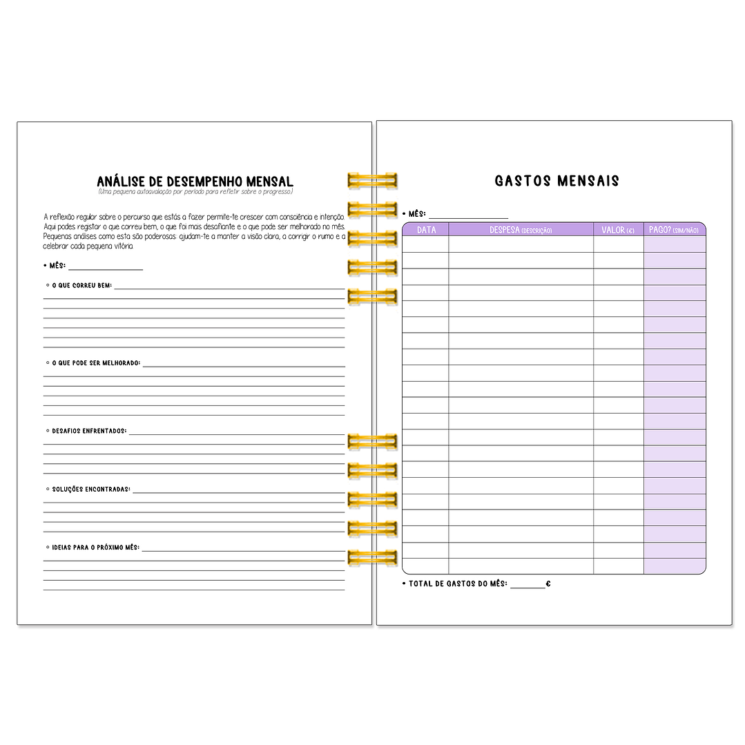 Caderno de Encomendas – Edição Colorida | Organização com Alma Criativa 6