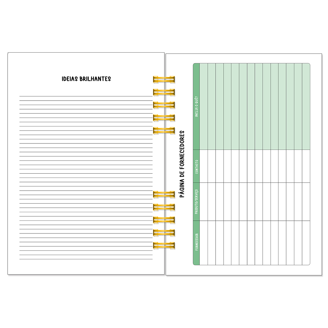 Caderno de Encomendas – Edição Colorida | Organização com Alma Criativa 8