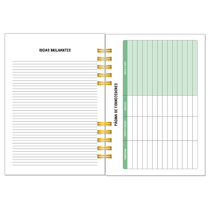 Caderno de Encomendas – Edição Colorida | Organização com Alma Criativa 8