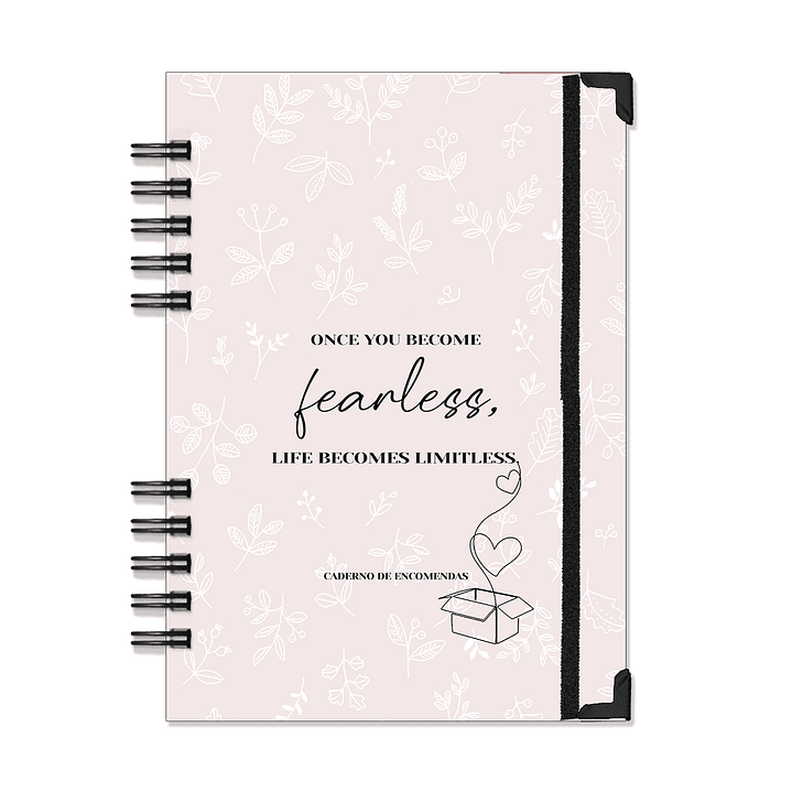 Caderno de Encomendas – Edição Minimalista | Com Foil Holográfico 1