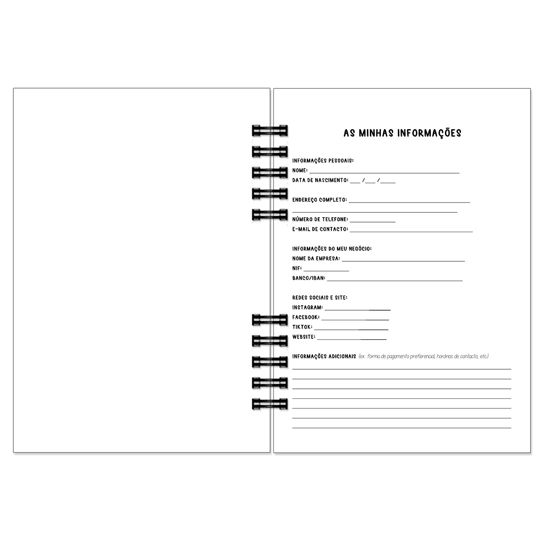 Caderno de Encomendas – Edição Minimalista | Com Foil Holográfico 4