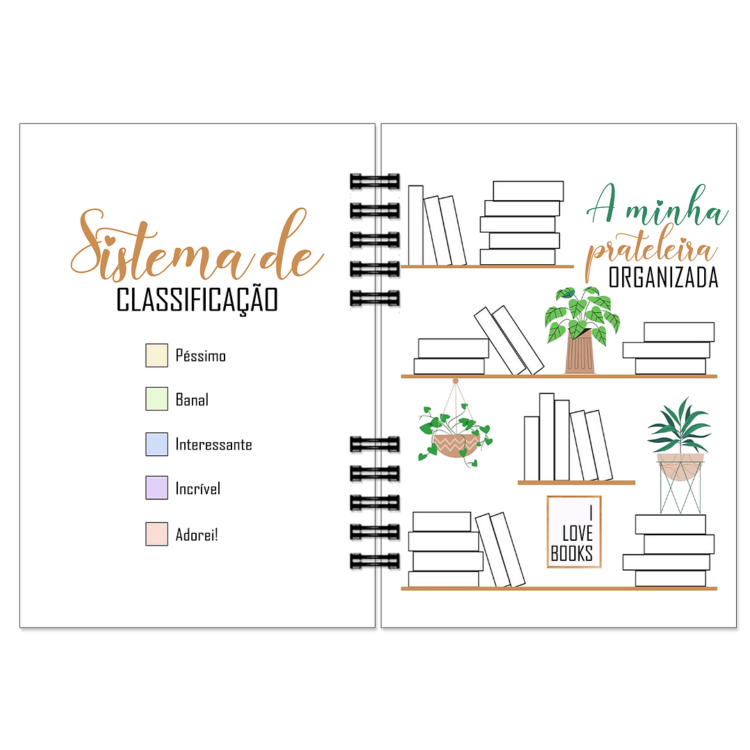 Caderno de Leitura - Edição Especial 📖 Book Journal 4