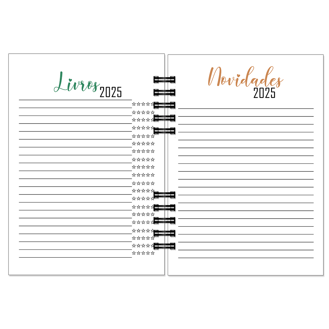 Caderno de Leitura - Edição Especial 📖 Book Journal 5