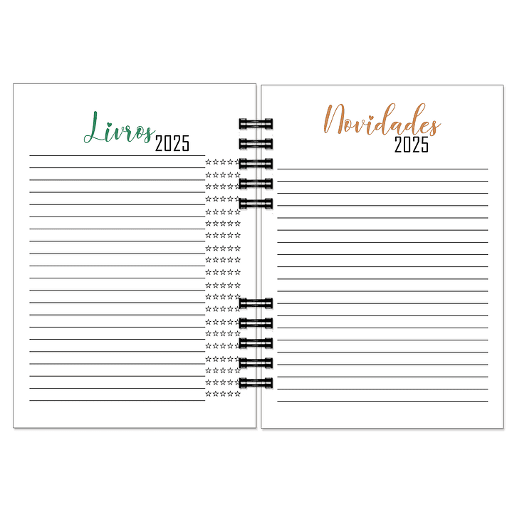 Caderno de Leitura - Edição Especial 📖 Book Journal 5