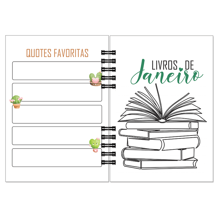 Caderno de Leitura - Edição Especial 📖 Book Journal 8