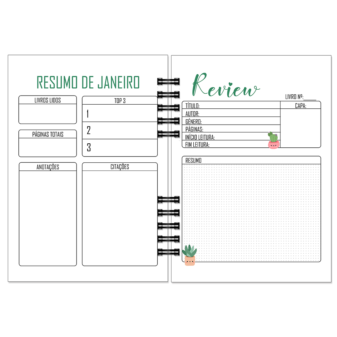 Caderno de Leitura - Edição Especial 📖 Book Journal 9