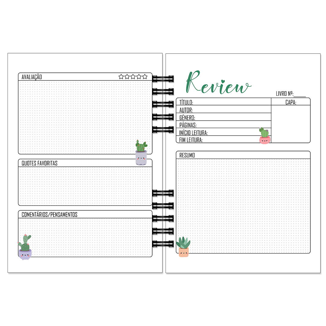 Caderno de Leitura - Edição Especial 📖 Book Journal 10