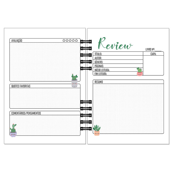 Caderno de Leitura - Edição Especial 📖 Book Journal 10