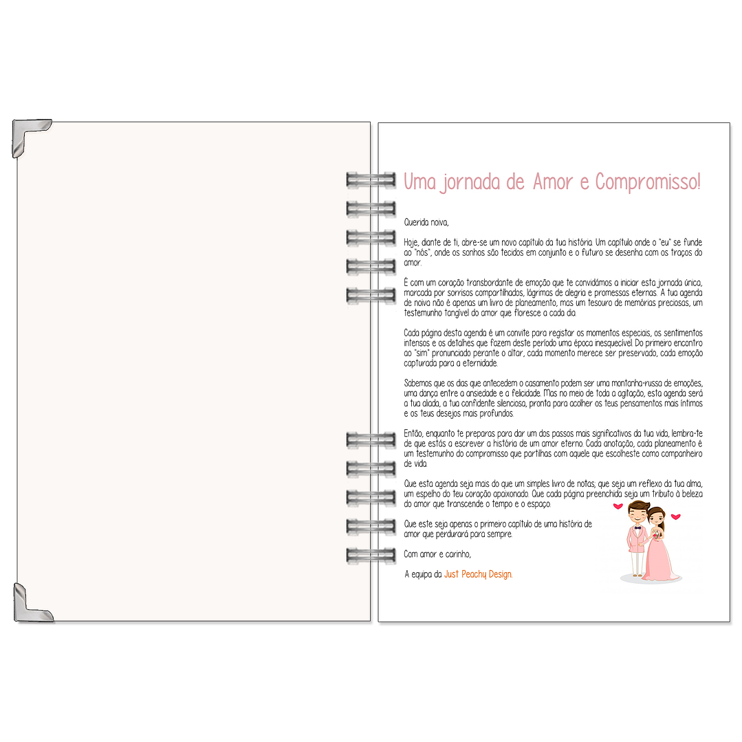 Agenda de Noiva 👰Capa com Fotografia 3