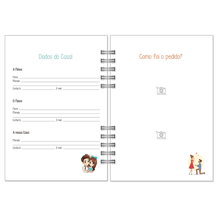 Agenda de Noiva 👰Capa com Fotografia 4