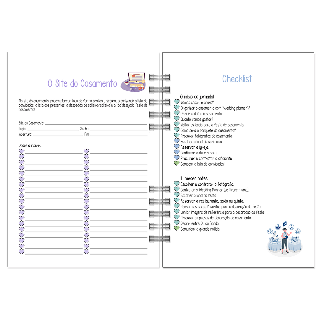 Agenda de Noiva 👰Capa com Fotografia 5