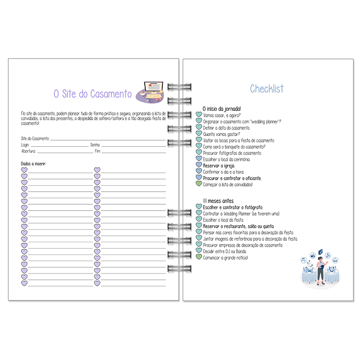 Agenda de Noiva 👰Capa com Fotografia 5