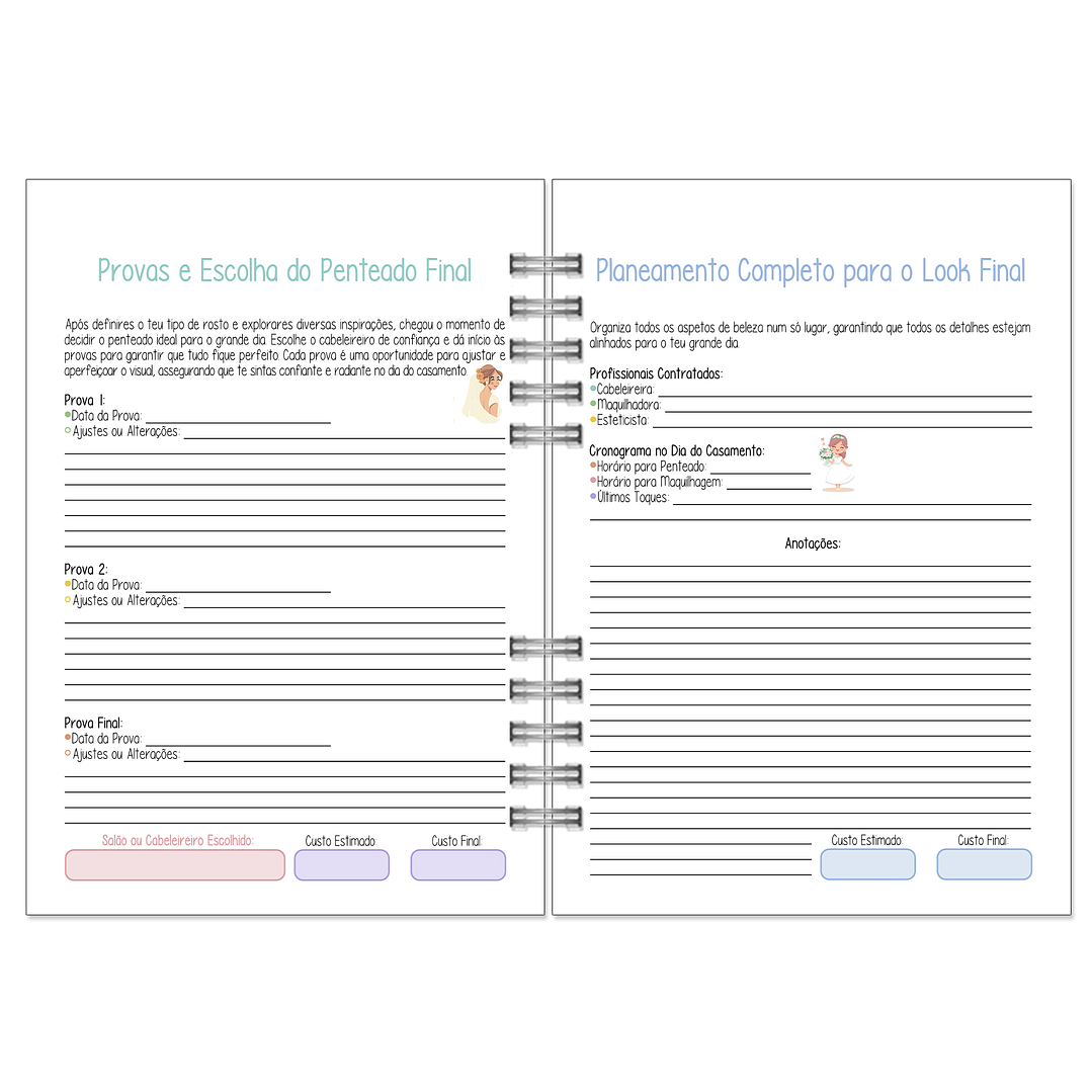 Agenda de Noiva 👰Capa com Fotografia 9