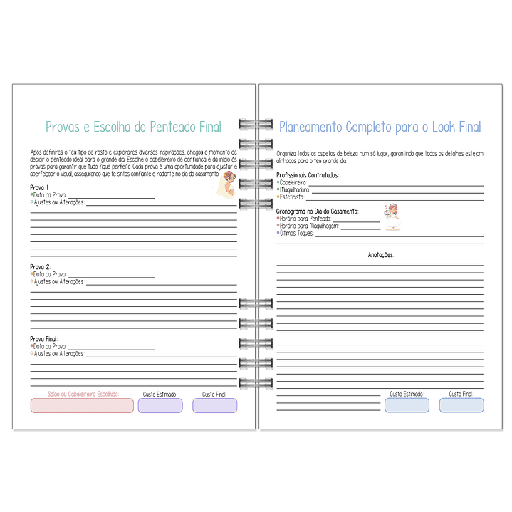 Agenda de Noiva 👰Capa com Fotografia 9