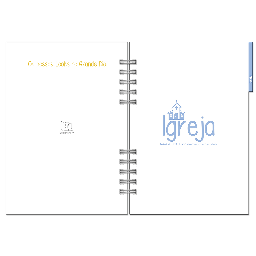 Agenda de Noiva 👰Capa com Fotografia 11