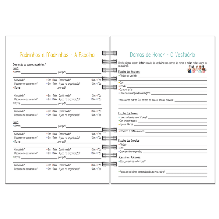 Agenda de Noiva 👰Capa com Fotografia 14