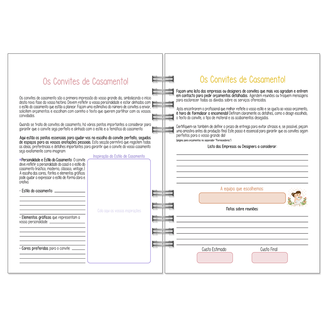 Agenda de Noiva 👰Capa com Fotografia 20