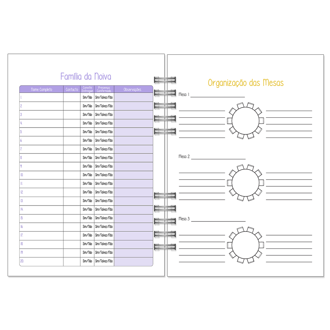 Agenda de Noiva 👰Capa com Fotografia 21