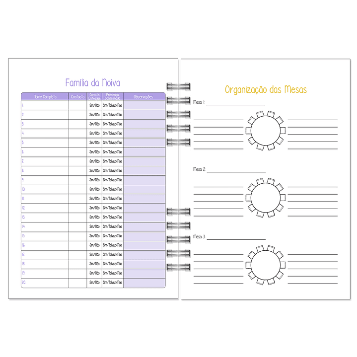 Agenda de Noiva 👰Capa com Fotografia 21