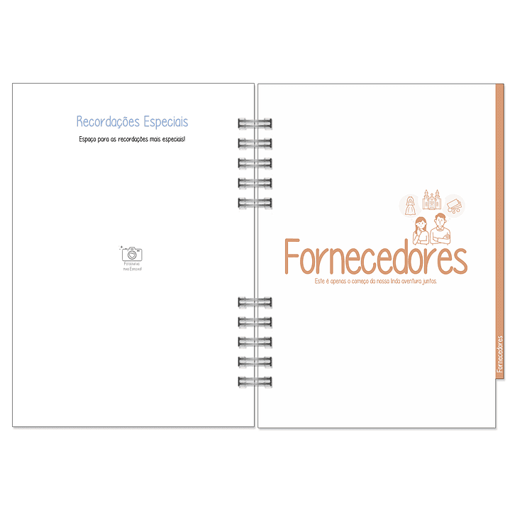 Agenda de Noiva 👰Capa com Fotografia 25