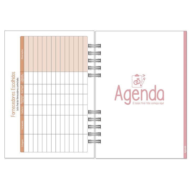 Agenda de Noiva 👰Capa com Fotografia 28