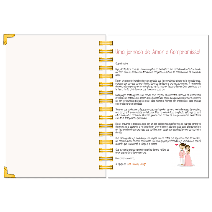 Agenda de Noiva 👰Capa Floral 3