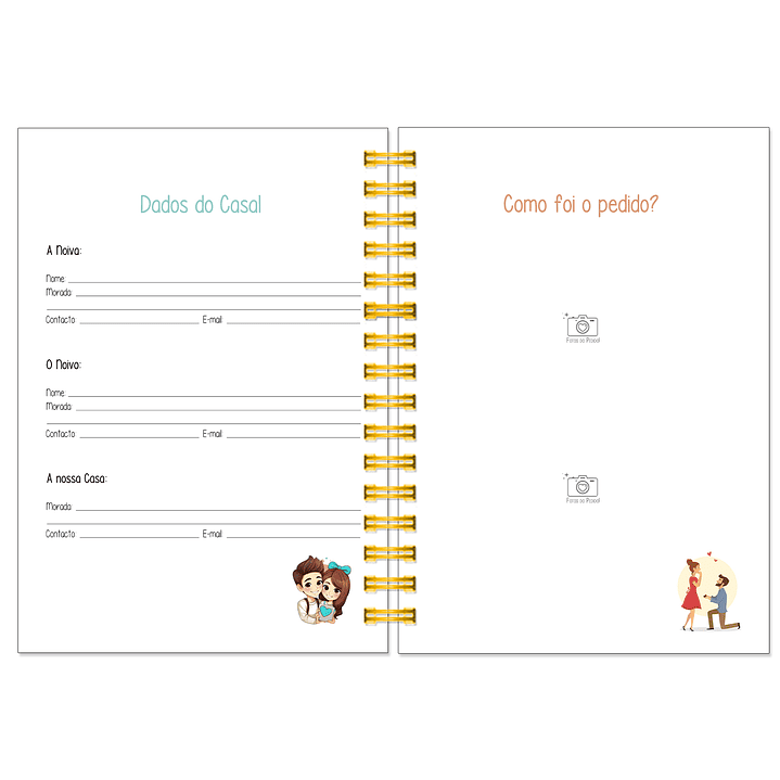 Agenda de Noiva 👰Capa Floral 4