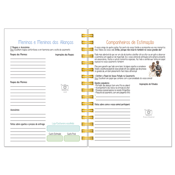 Agenda de Noiva 👰Capa Floral 13