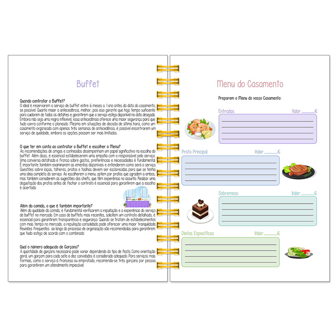 Agenda de Noiva 👰Capa Floral 17