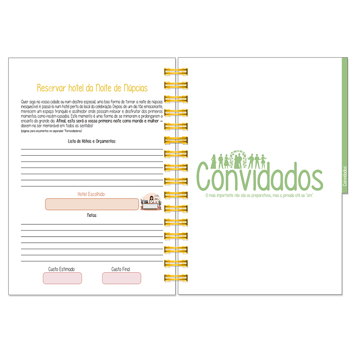 Agenda de Noiva 👰Capa Floral 19