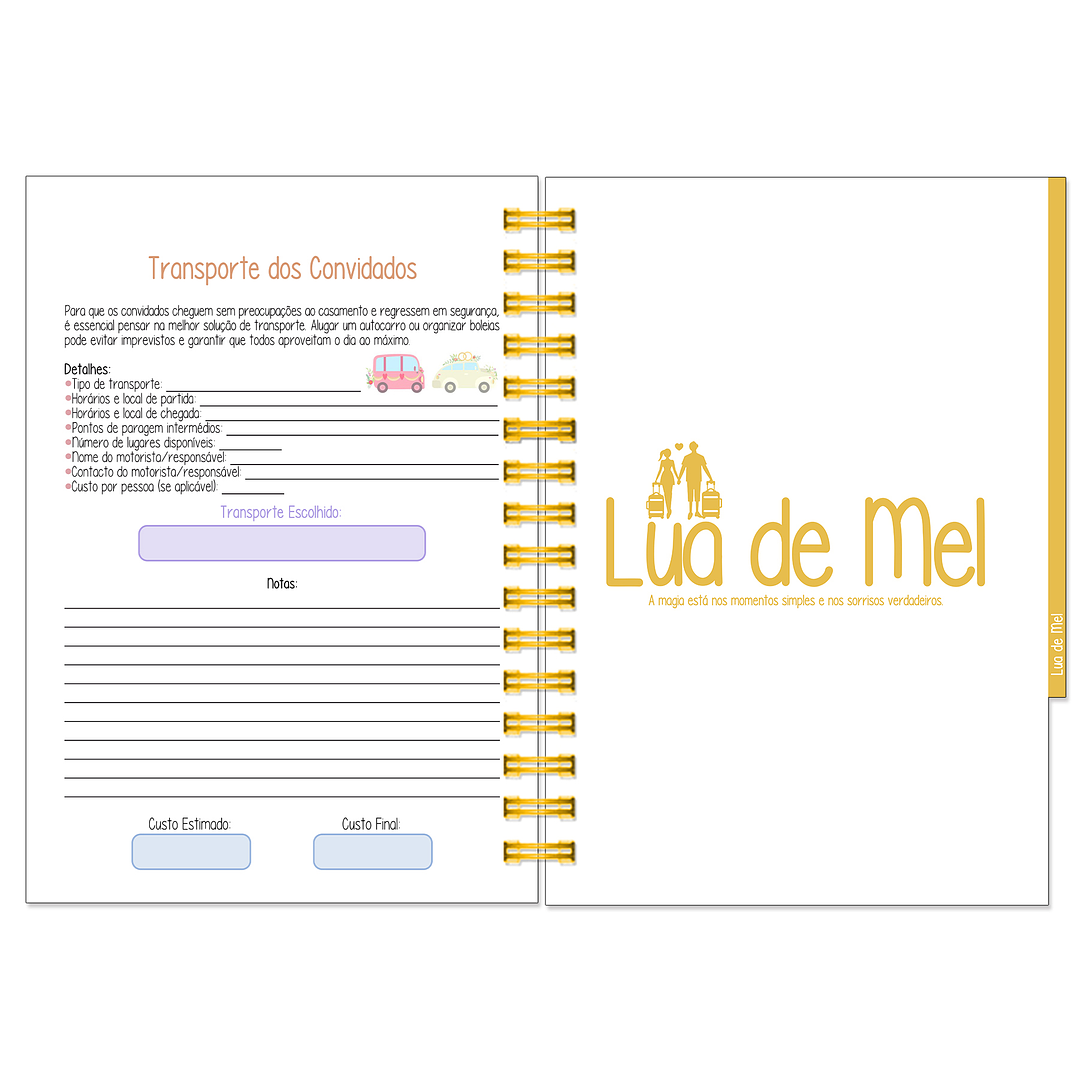 Agenda de Noiva 👰Capa Floral 22