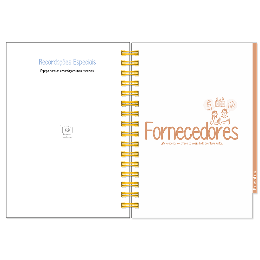 Agenda de Noiva 👰Capa Floral 25