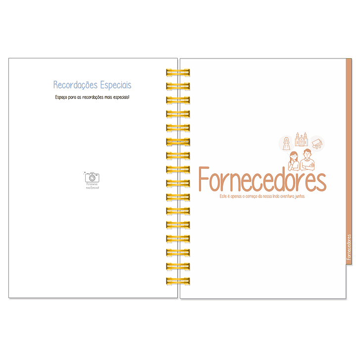 Agenda de Noiva 👰Capa Floral 25