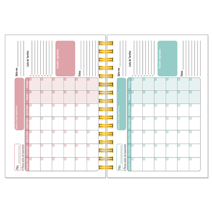 Agenda de Noiva 👰Capa Floral 29