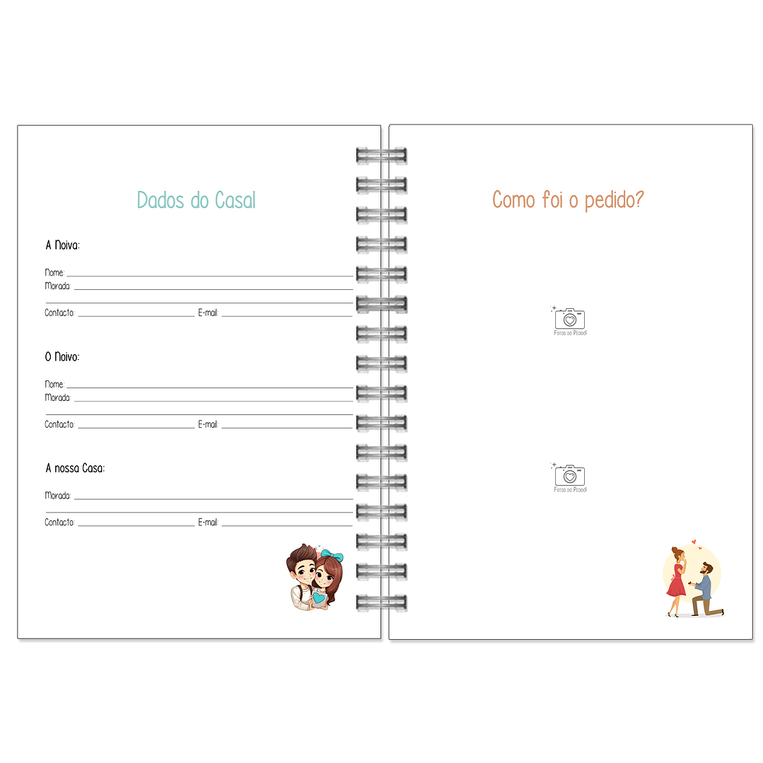 Agenda de Noiva 👰Capa Clássica 4