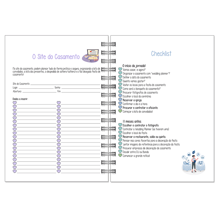 Agenda de Noiva 👰Capa Clássica 5