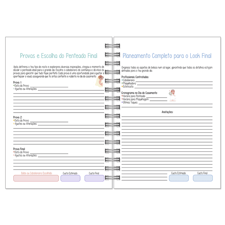 Agenda de Noiva 👰Capa Clássica 9