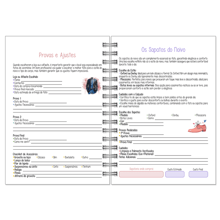 Agenda de Noiva 👰Capa Clássica 10