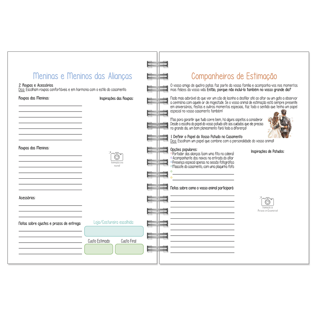 Agenda de Noiva 👰Capa Clássica 13