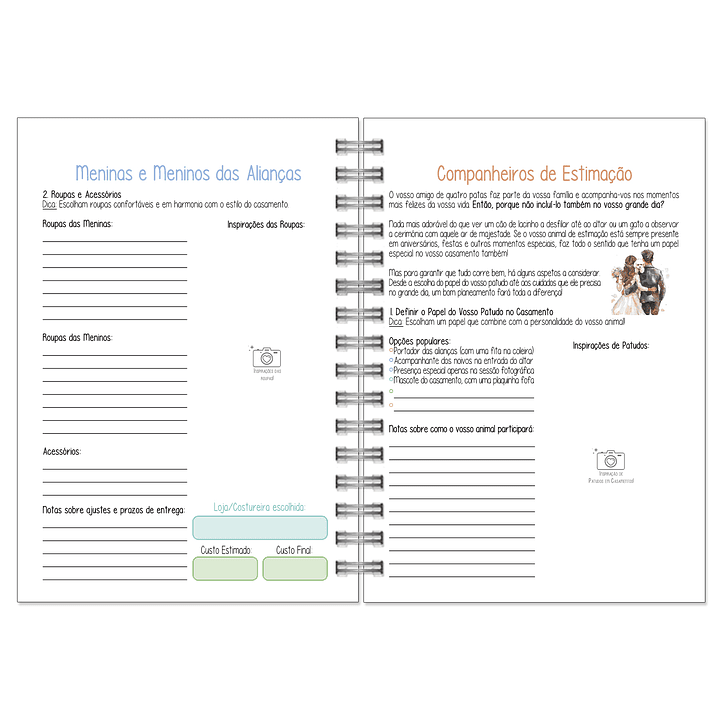 Agenda de Noiva 👰Capa Clássica 13