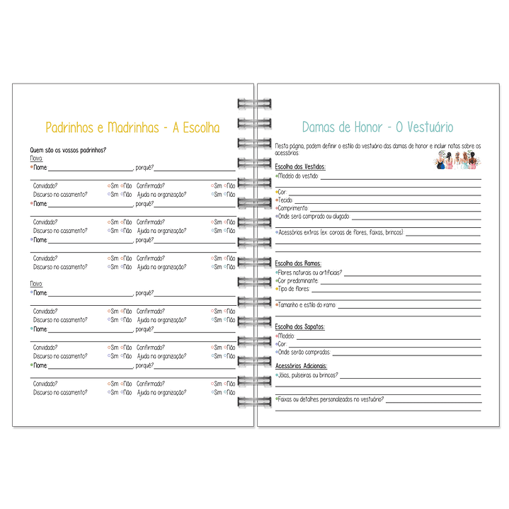 Agenda de Noiva 👰Capa Clássica 14