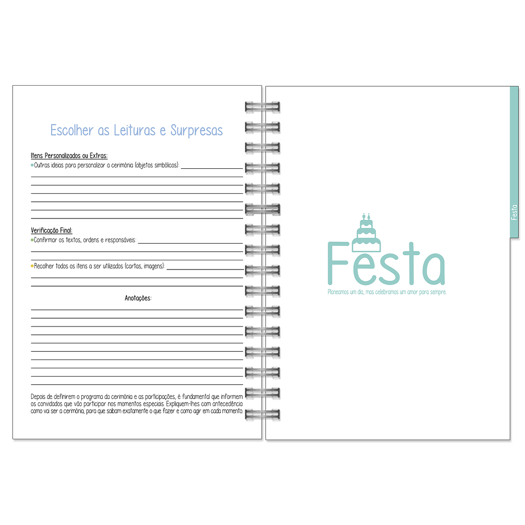 Agenda de Noiva 👰Capa Clássica 15