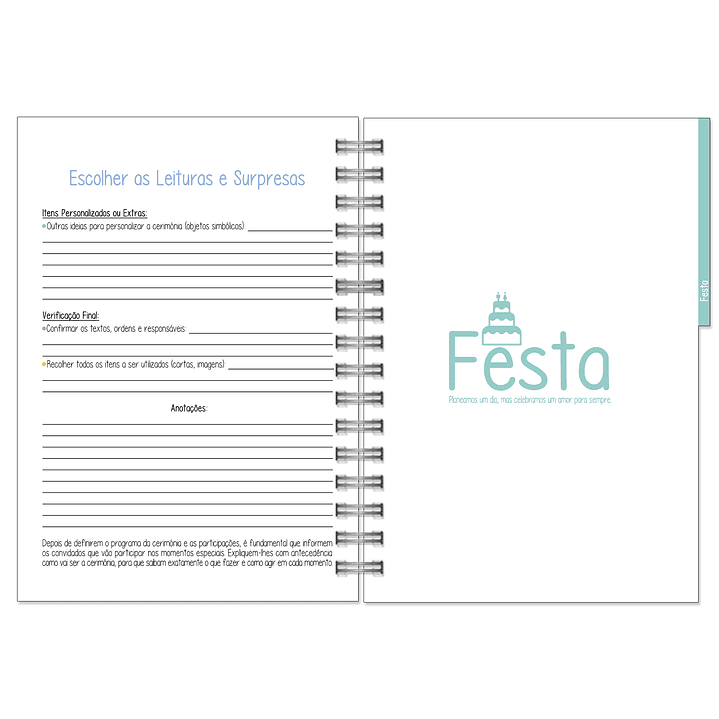 Agenda de Noiva 👰Capa Clássica 15