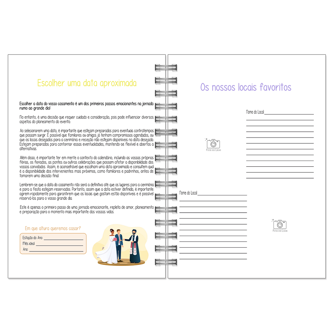 Agenda de Noiva 👰Capa Clássica 16