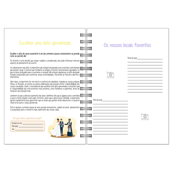 Agenda de Noiva 👰Capa Clássica 16